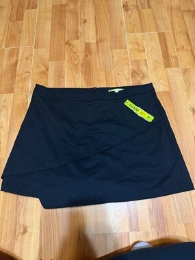Giani Milano Black Mini Wrap Skirt